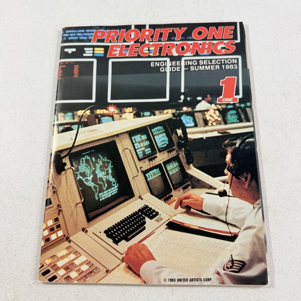 Priority One Electronics Summer 1983 Catalog Engineering Selection